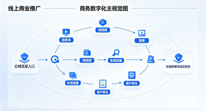 邢台线上商业推广怎么做？全域流量闭环搭建与低成本转化实战指南